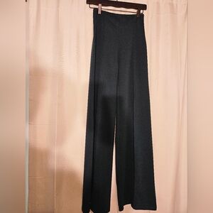 High-raise bell bottom pants